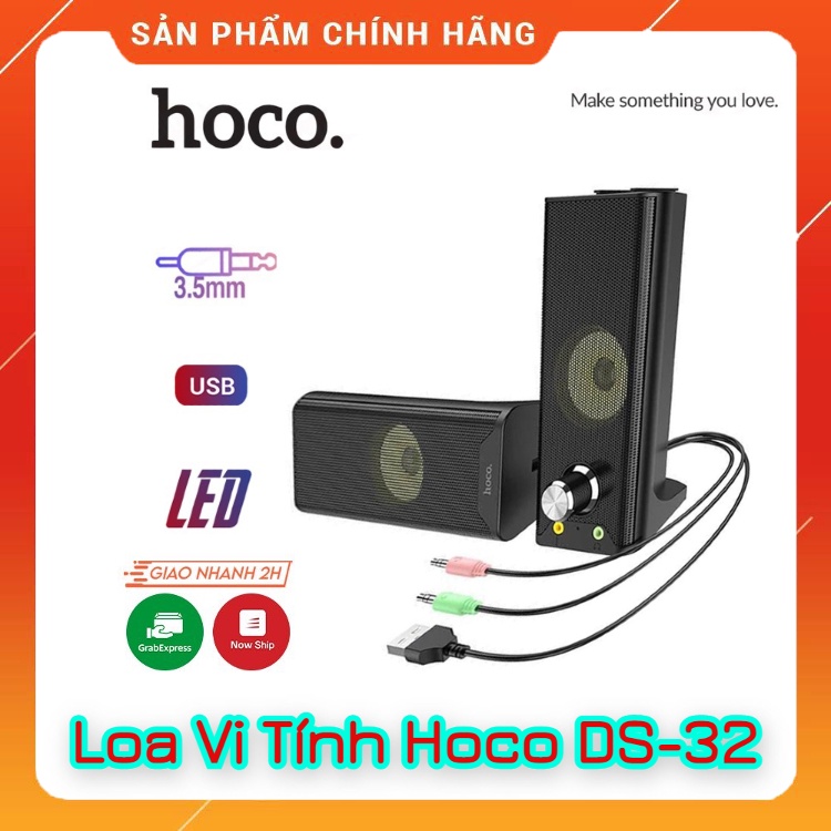 Hoco DS32 Computer Speaker Supports Multi-Color Led Lights, Computer ...