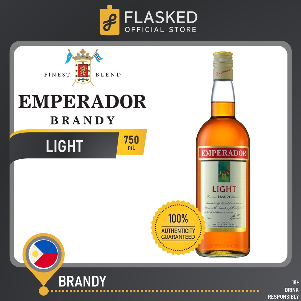 Emperador Light Brandy 750mL Shopee Philippines