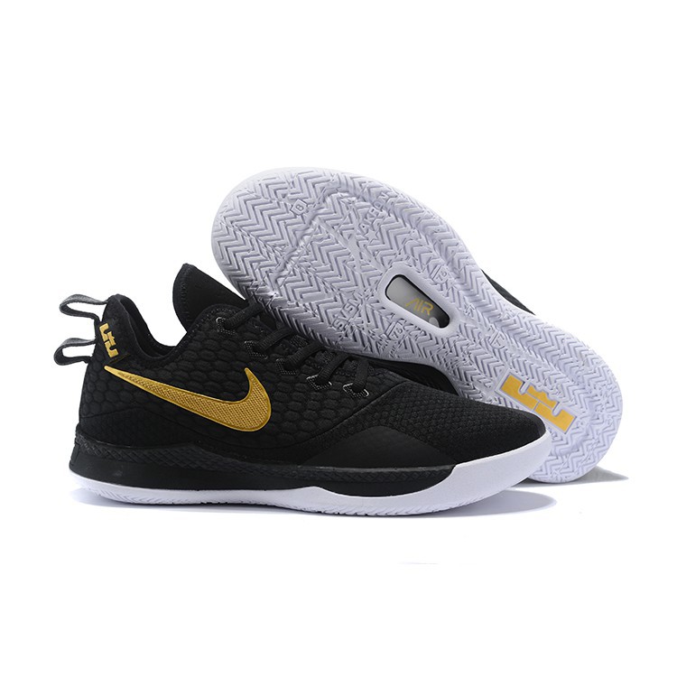 nike lebron witness 3 black gold