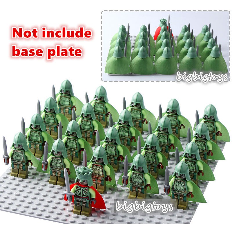 21Pcs Dwarf Army Soldier Figure Lord Of The Rings Military For Lego Minifigure