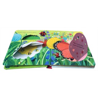 【Ready Stock】Peep Inside Garden English Educational 3D Flap Picture Cardboard Books for Childhood