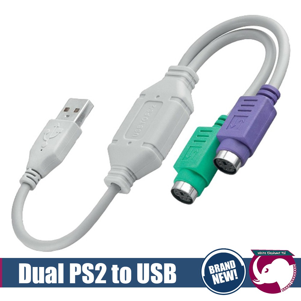 Dual PS2 to USB Adapter Shopee Philippines