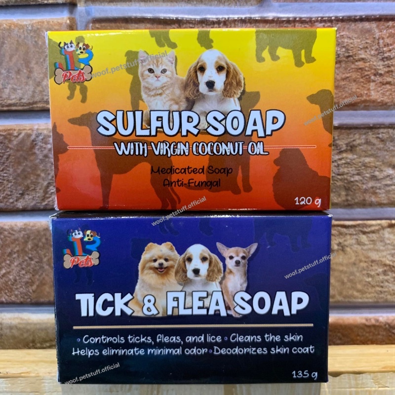 J3 Pets Soap (Tick and Flea Sulfur + VCO Dog Soap) Shopee Philippines