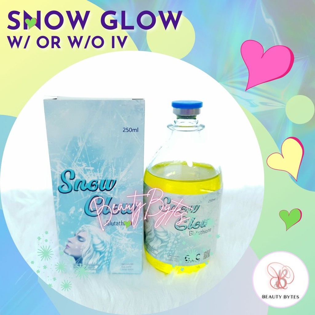 AUTHENTIC | SNOW GLOW | GLUT@IV | w/ or w/o SETS included (gluta by beauty bytes)
