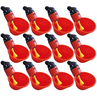 DAPHNE 10/20 Pcs Hot new Plastic Automatic Drinker Quail Plastic Poultry Water Drinking Cups Bird Chicken Coop Feed Farm Fowl Bowl Automatic Chicken Hen #2