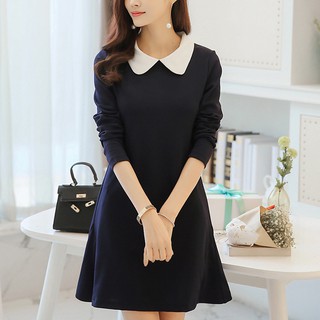 formal dress with collar