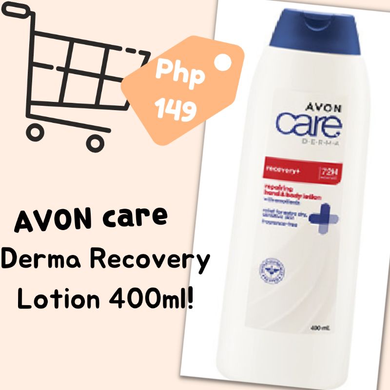 Avon Care Derma Recovery Lotion for Dry & Flakey Skin 400ml Shopee