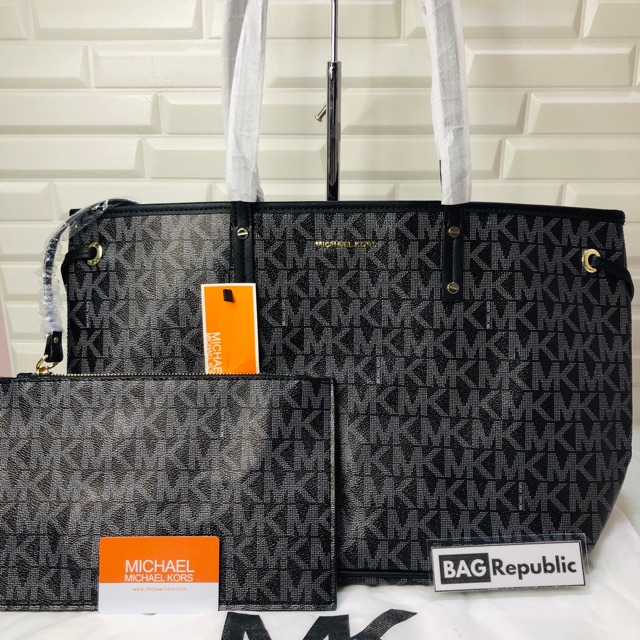 mk black tote