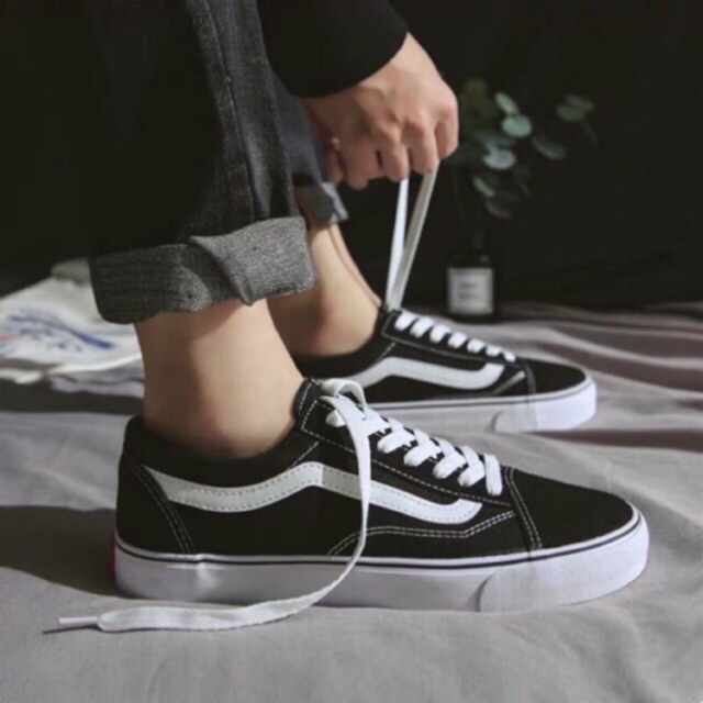 VANS Class-A Old Skool Canvas Low cut Running Shoes For Men and Women#S100  | Shopee Philippines