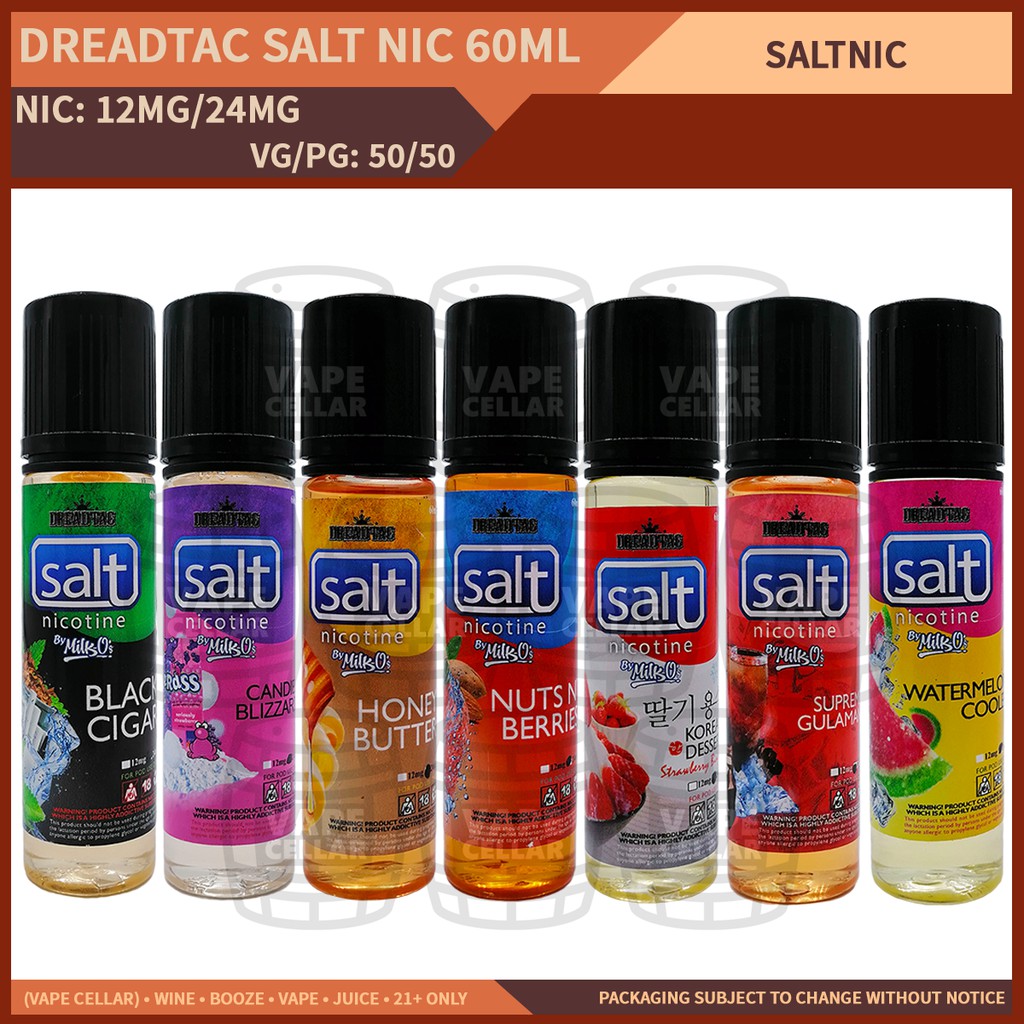 Dreadtac Salt Nic By Milk O 12mg 24mg Shopee Philippines