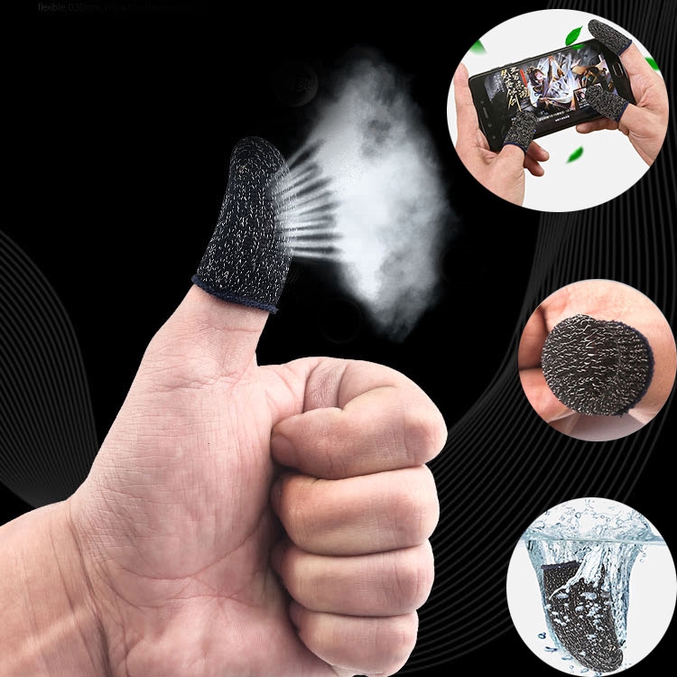 1 pair Finger Sleeve Removes Sweat and Water Game Controller For Pubg
