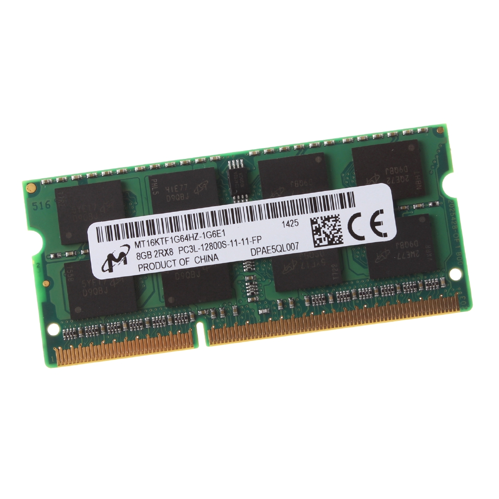 Micron 8GB 2RX8 DDR3L 1600MHz PC3L-12800S 204PIN SODIMM Laptop Memory RAM  Unbuffered | Shopee Philippines