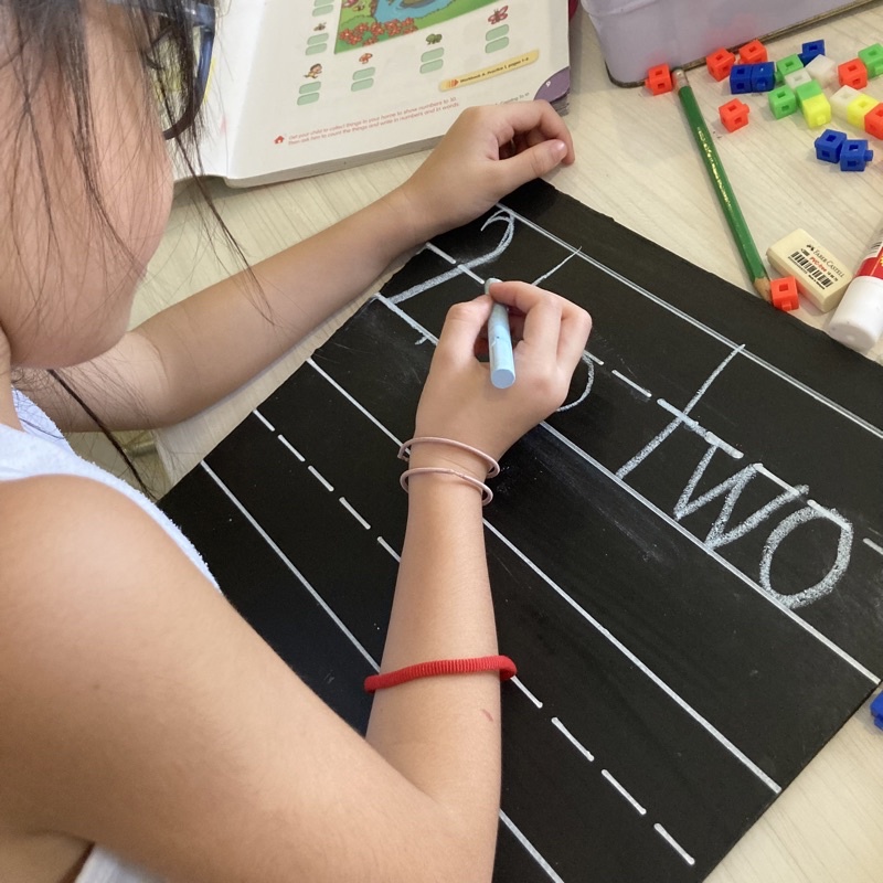 Blackboard for kids Lined black board back to back with lines No