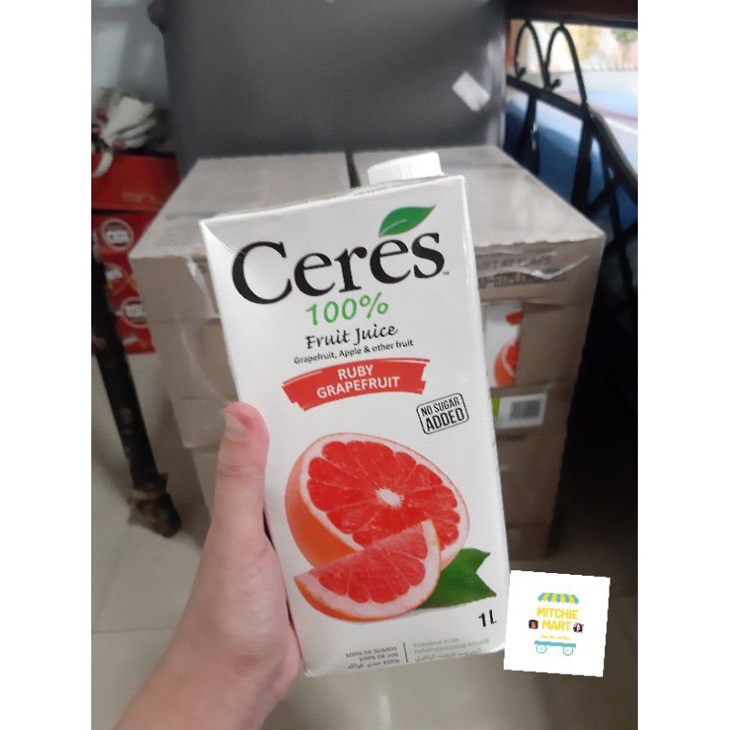 Ceres Grapefruit Juice 1L Shopee Philippines