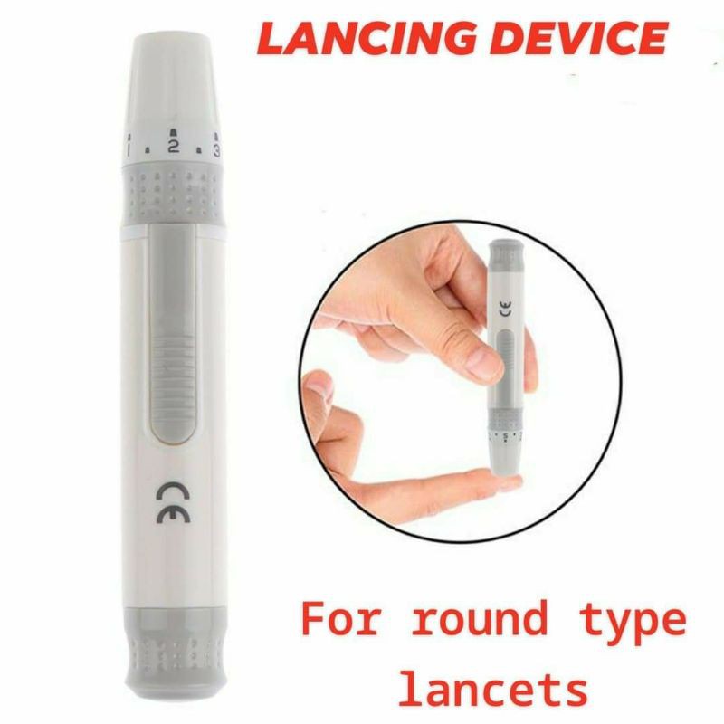 Universal Lancing Device (for round type lancets) Shopee Philippines