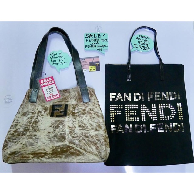 fendi tote bag price