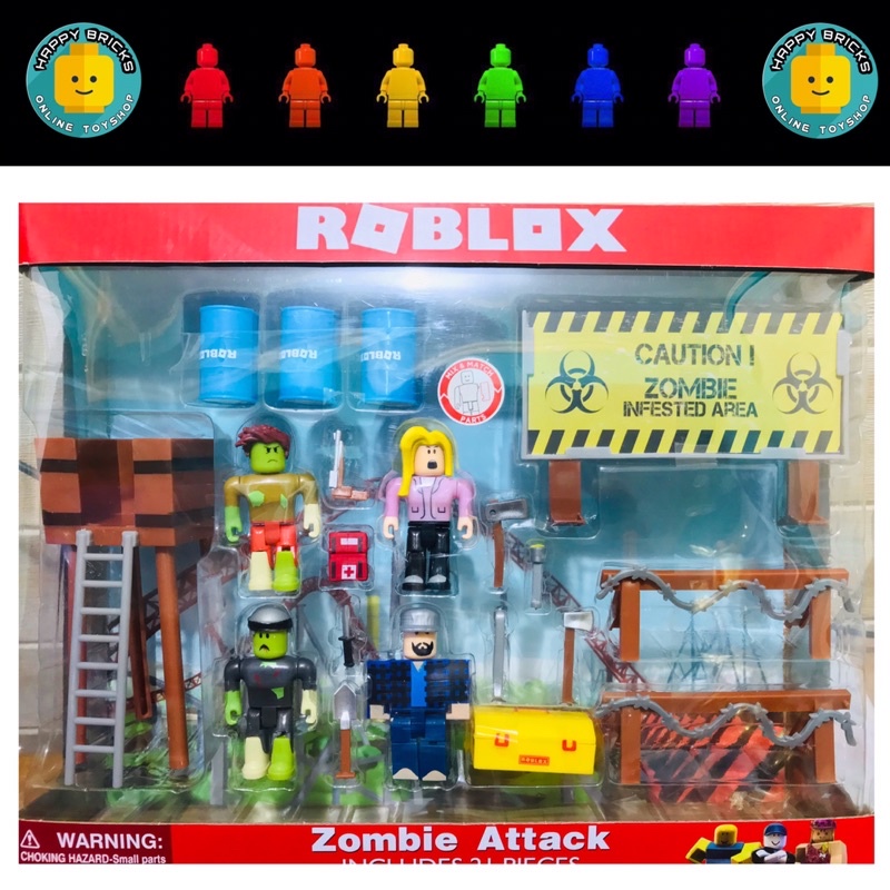 BIG SET ROBLOX TOY ZOMBIE ATTACK FIGURES Shopee Philippines