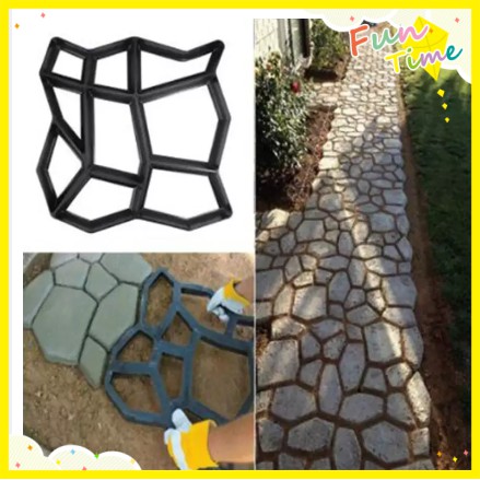 Floor Path Maker Mould Concrete Mold Reusable Diy Paving Durable For Garden Lawn Shopee Philippines
