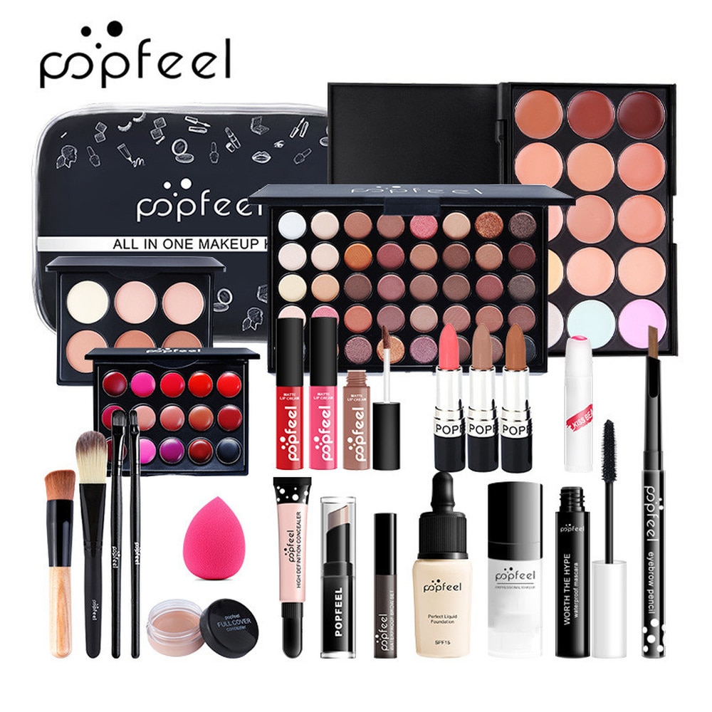 15 20 24PCS/Set Make Up Sets Cosmetics Kit Eyeshadow Lipstick 