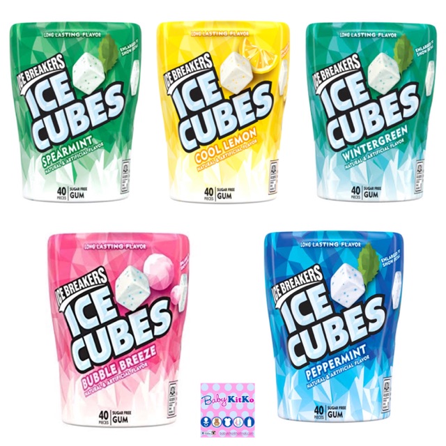 Ice Breakers Ice Cubes Gum 40- piece bottle | Shopee Philippines