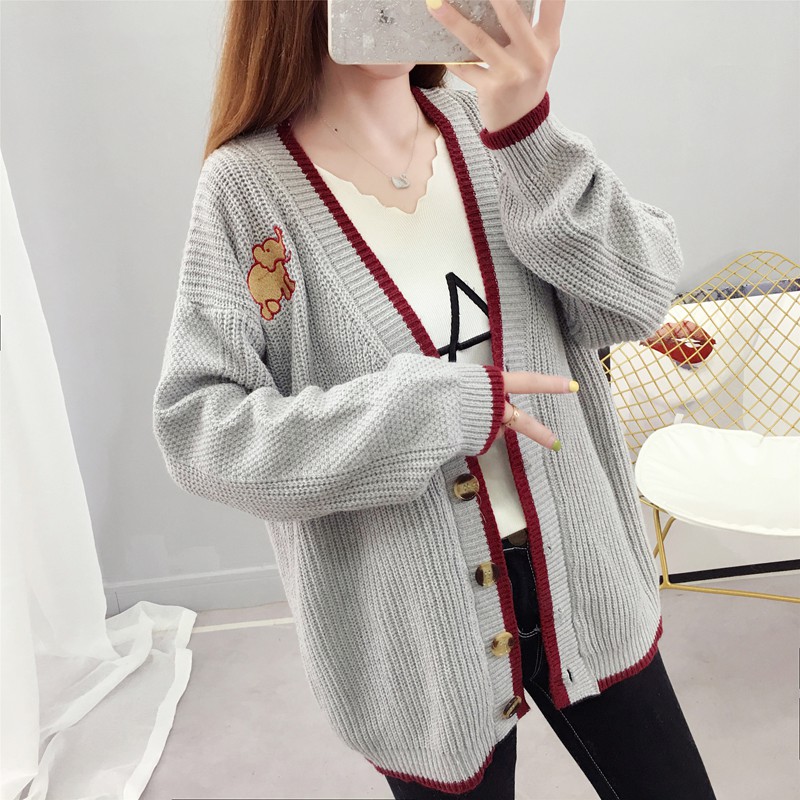 long sleeve sweater coat