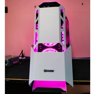 Inplay Thunder 03 Tempered Glass Side Panel Gaming Micro Atx Case Pc ...