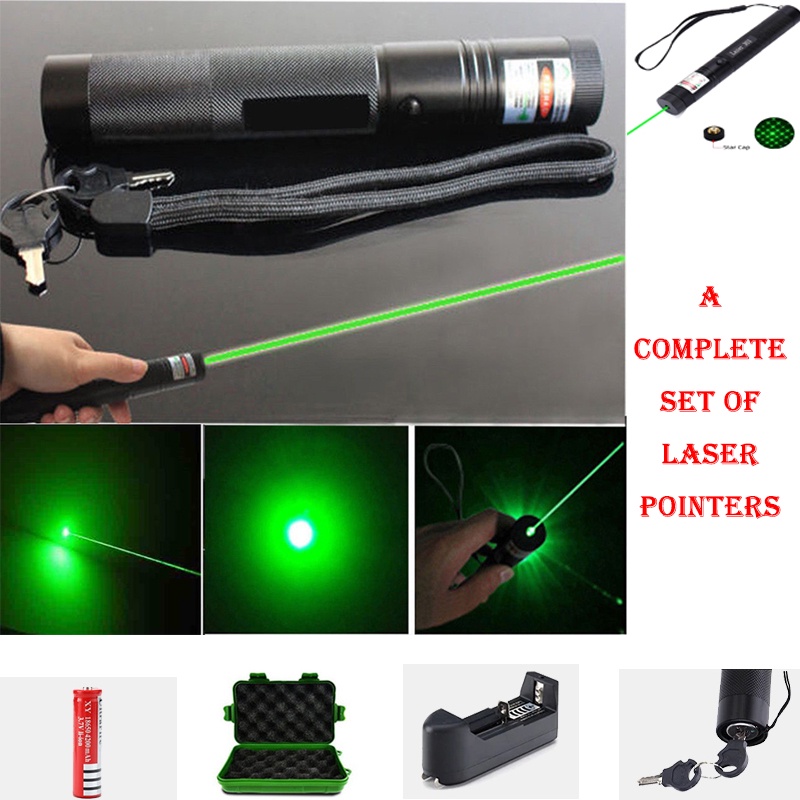 10 Miles Range 532nm Green Laser Pointer Pen Visible Beam, 40% OFF