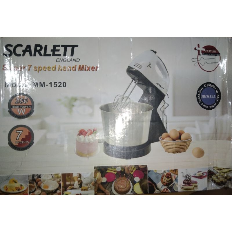 Scarlett 7 speed Hand Mixer Shopee Philippines