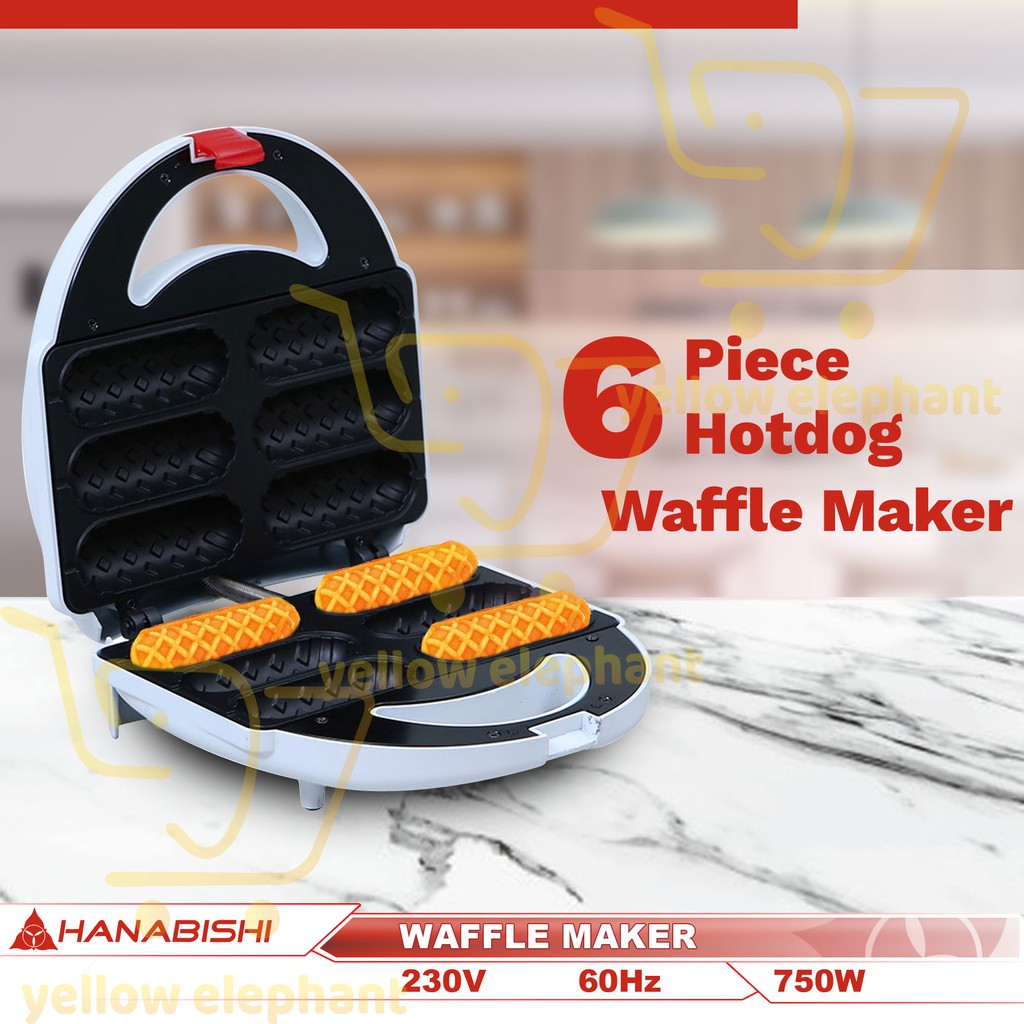 Hanabishi Hotdog Waffle Maker NonStick Shopee Philippines