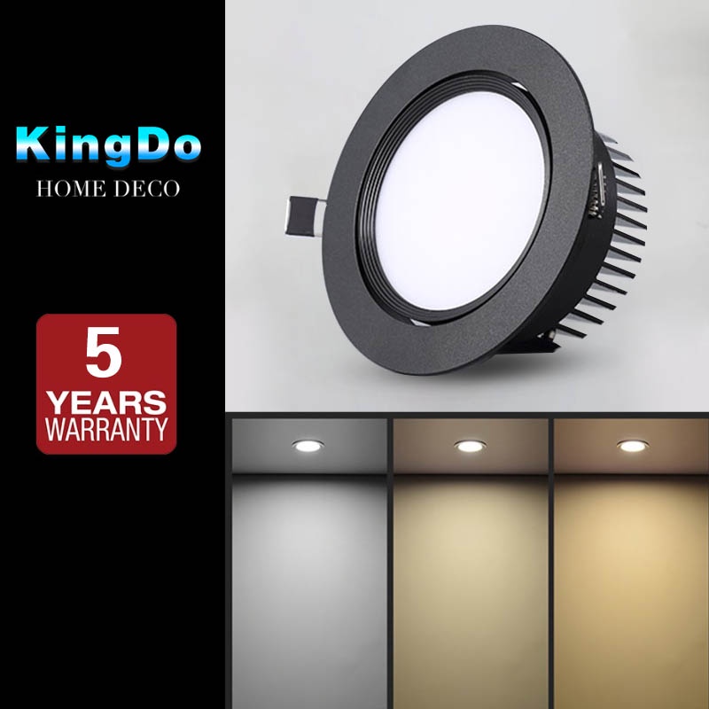 Downlight Ceiling Light Recessed Pin Light Led Tricolor Ultra Thin LED ...