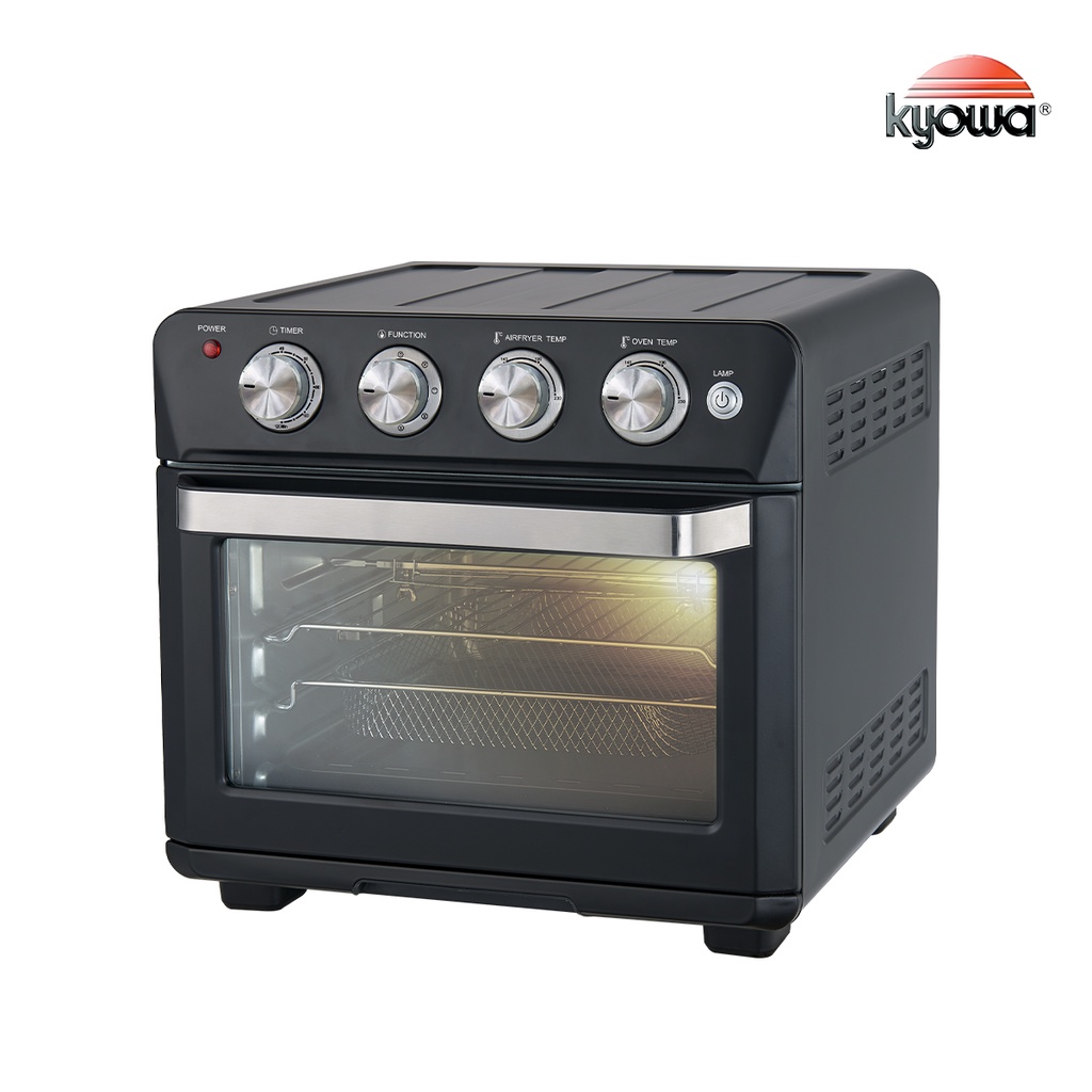 Kyowa 24L Air Fryer Oven with Rotisserie & Powdercoated Steel Body KW