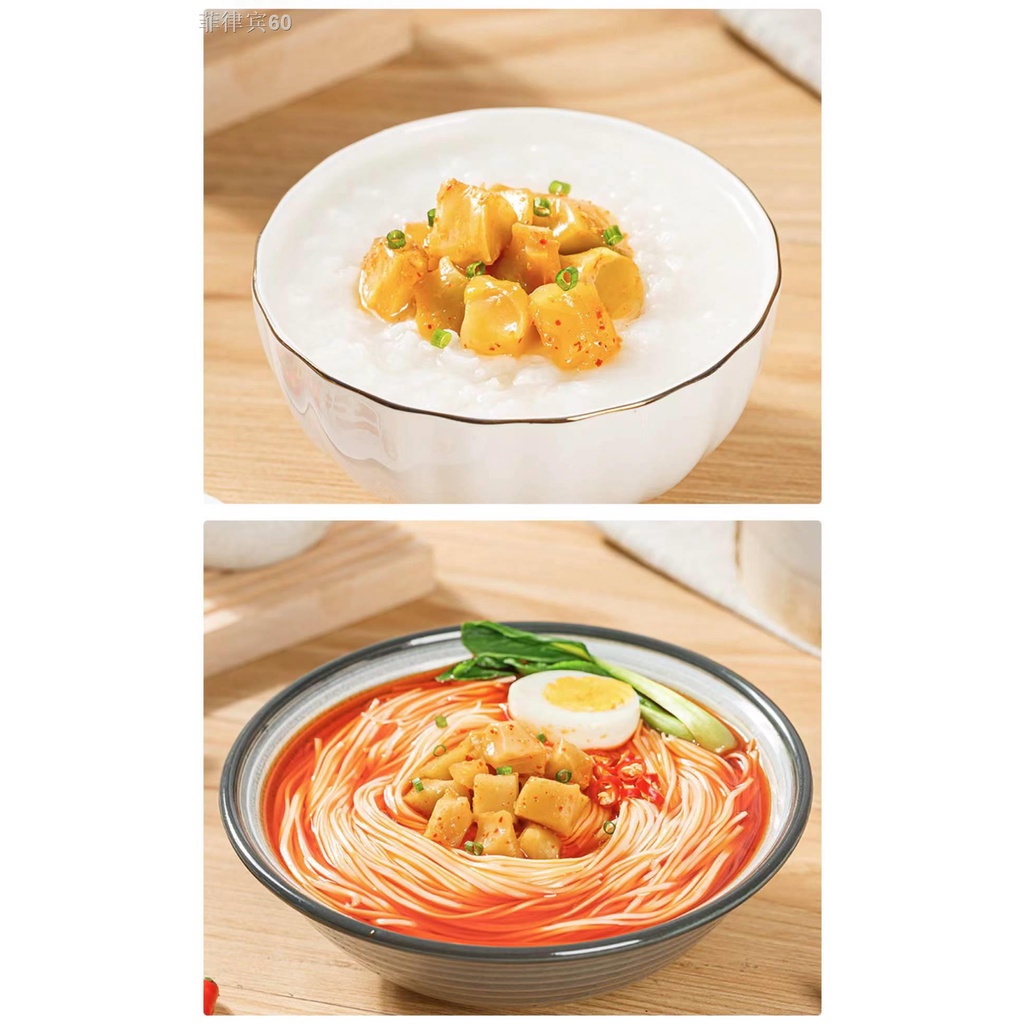 EQGS JiXiangJu Mustard Real Core Pickle Crisp Radish double bamboo shoots Chinese Kimchi 135g