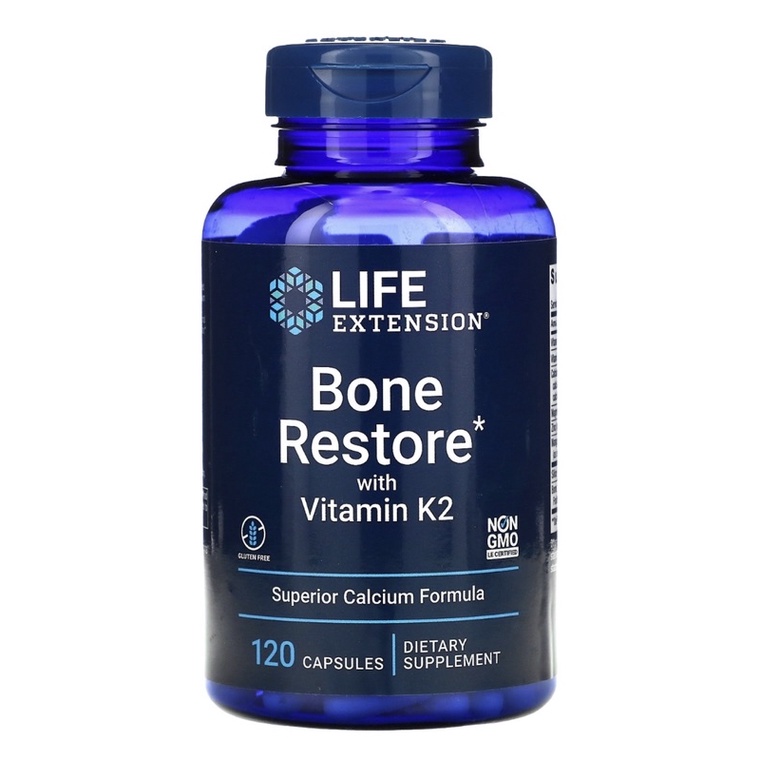 Life Extension Bone Restore with Vitamin K12 120 Capsules Shopee