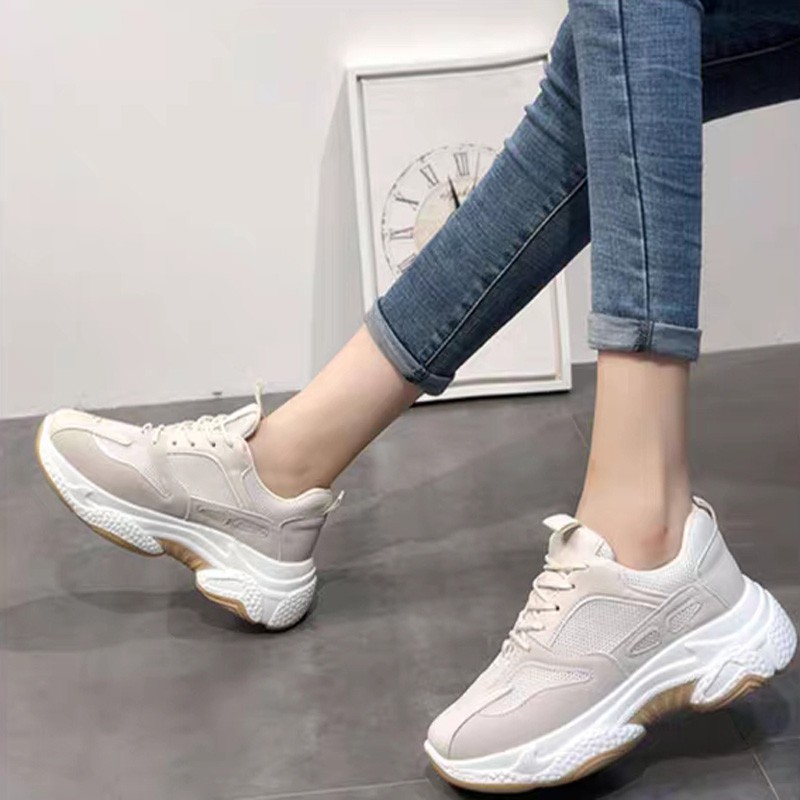 Bestseller Women Wild wedge Sneakers Korea Flatform Casual Rubber SHoes ...