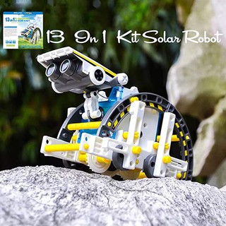 13 In 1 Educational Solar Robot Toys Kit 195PCS DIY Science Experiment For Kids 