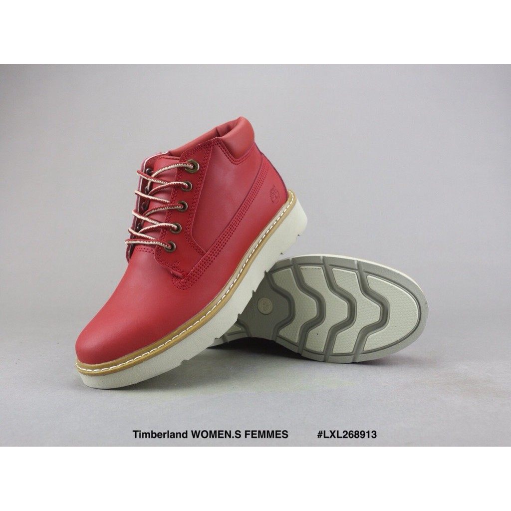 red high top timberlands