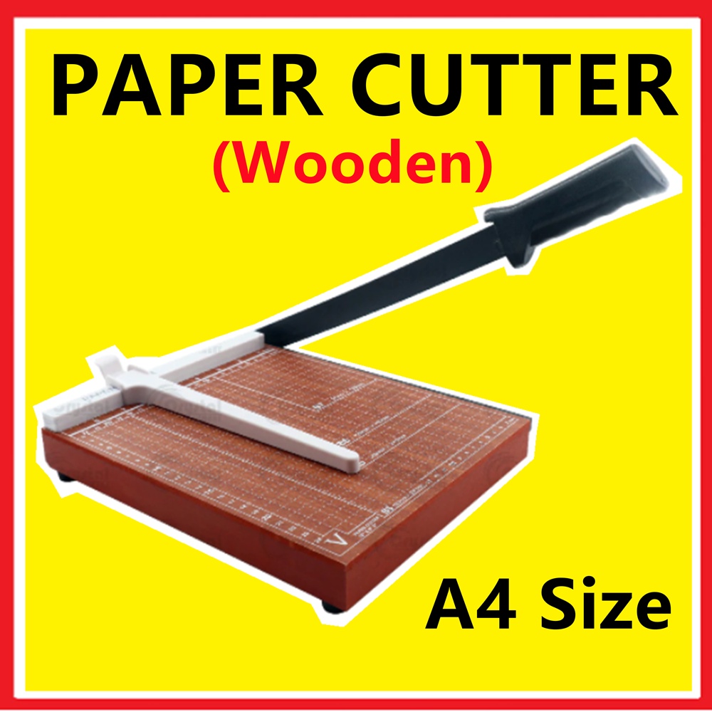 PAPER CUTTER for A4 Size (Wooden or Metal) Shopee Philippines