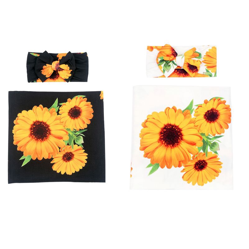 sunflower muslin blanket