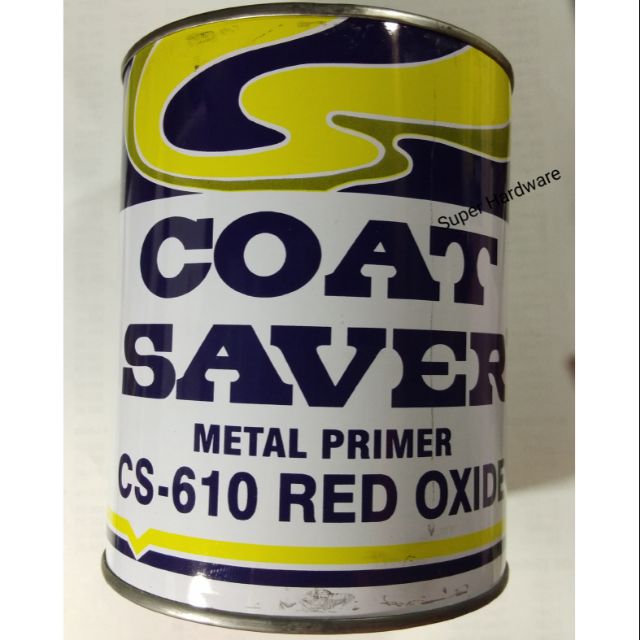 Coat Saver Metal Primer Red Oxide 1 Liter Shopee Philippines