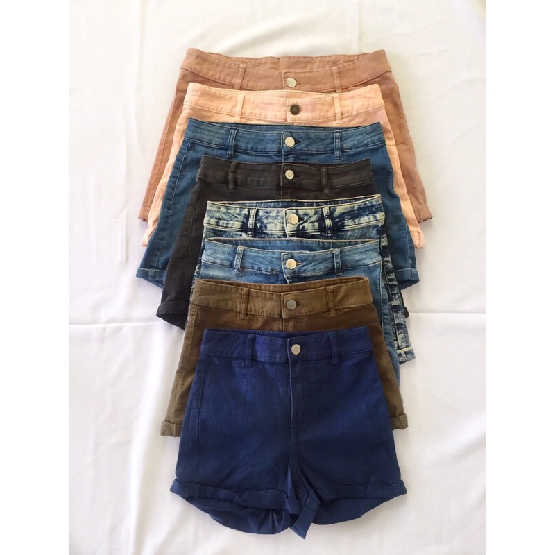 h&m high waisted shorts