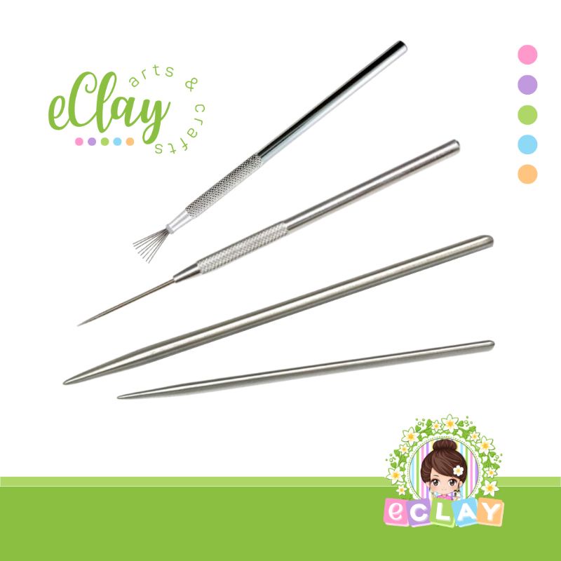 1PC CLAY TOOL 7 PIN FEATHER WIRE TEXTURE / NEEDLE / CLAY ROD Shopee