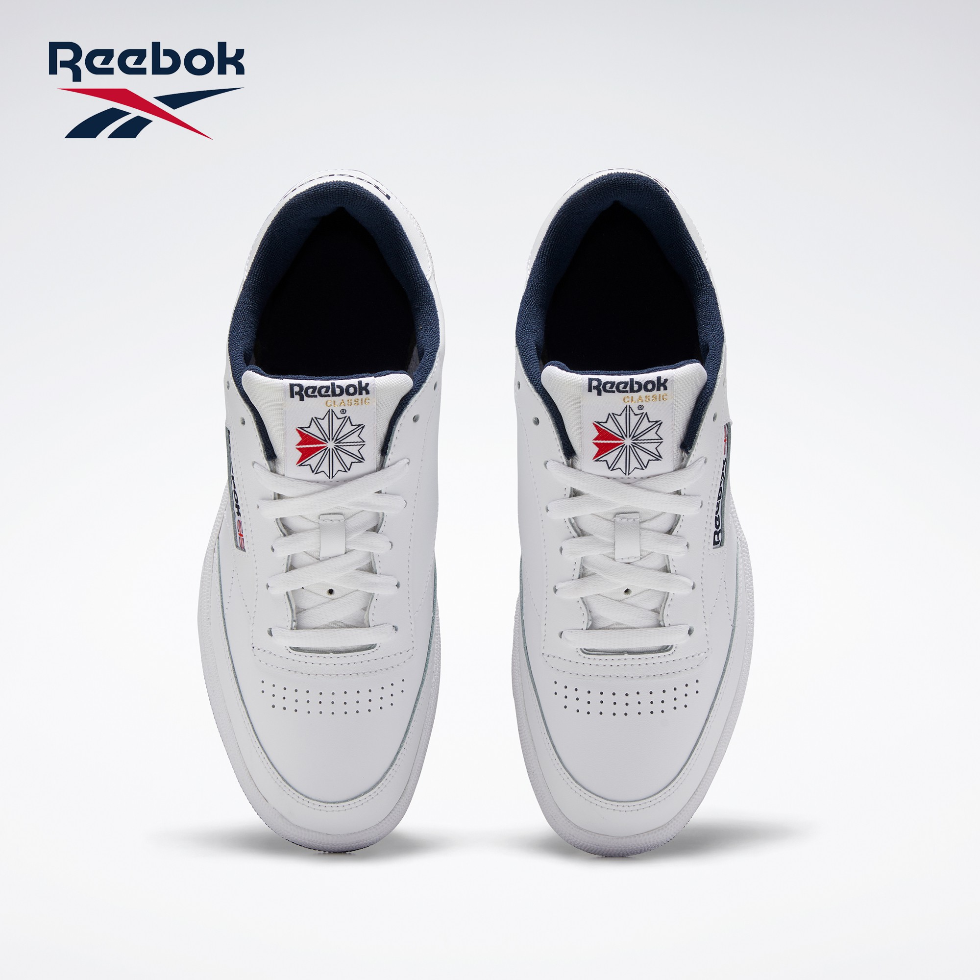 reebok club c 85 white navy