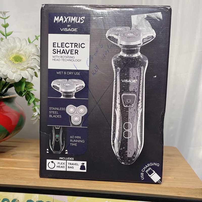 Maximus by Visage Rotating head shaver gift for men grooming Shopee