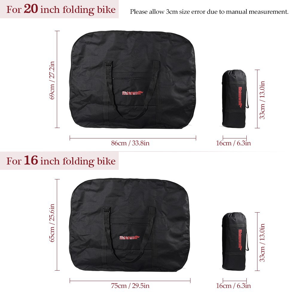 folding bike bag 20 inch