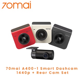 70mai A400-1 Smart Dashcam with Rear Dashcam Set 1440p QHD 24hrs Parking Surveillance and Enhance Ni