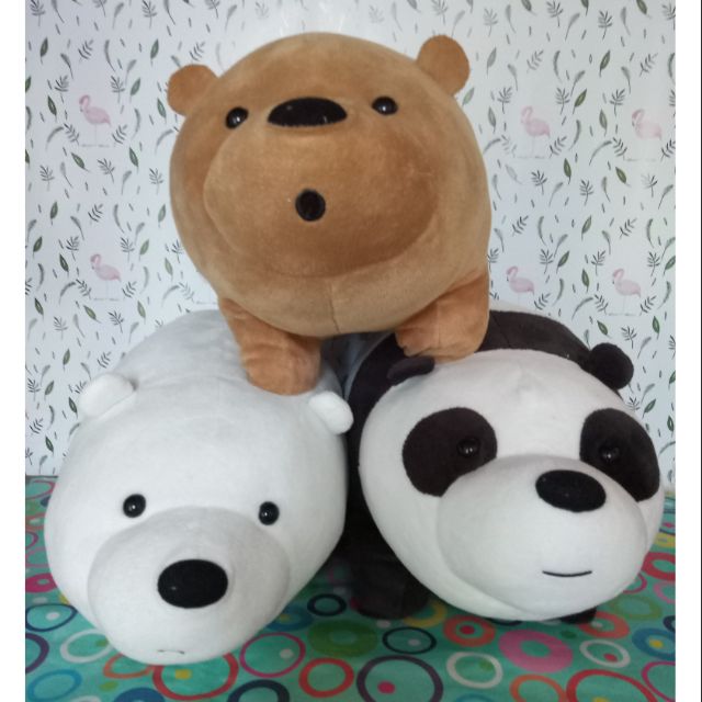 we bare bears magnet plush