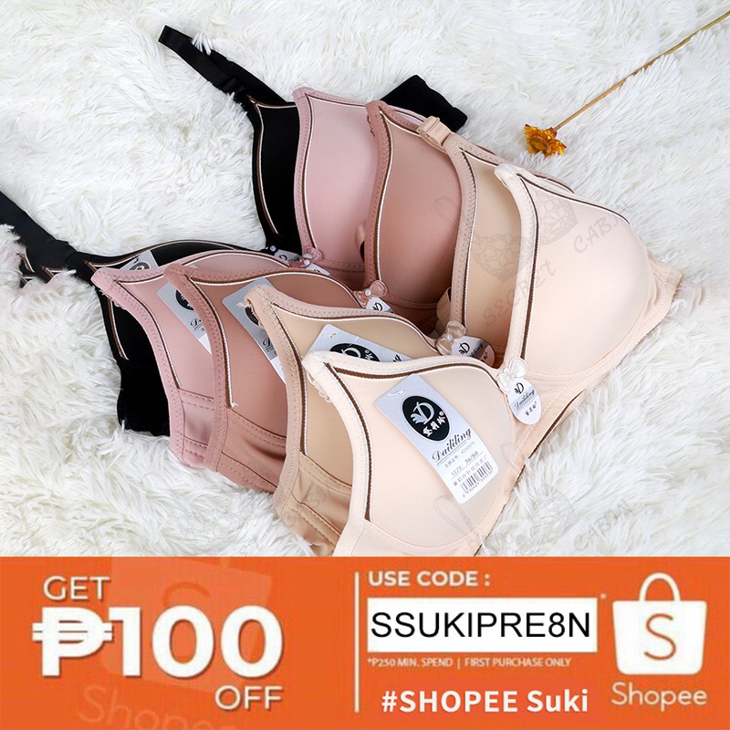 Manila shipment Sexy plain color bra for high quality ladies CUP A 358