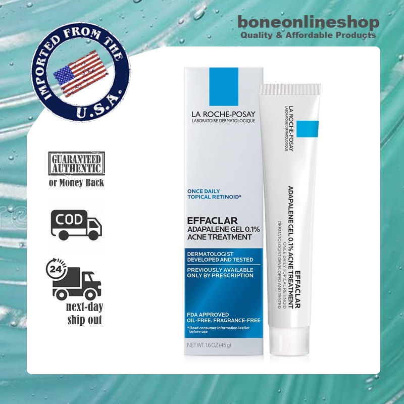 La RochePosay Effaclar Adapalene Gel 0.1 Acne Treatment 1.6 fl oz Shopee Philippines