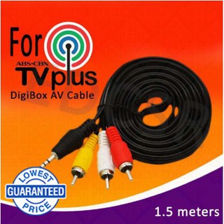 ABS CBN TV Plus 1.5m jack Audio/Video Cable jack