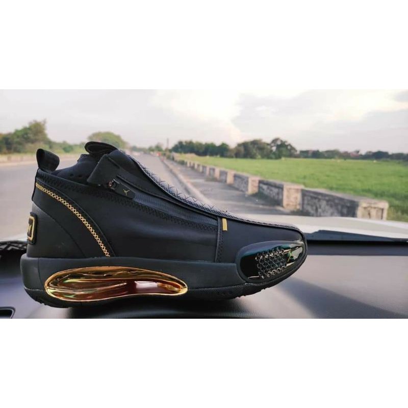 Air Jordan 34 Se Black Gold Shopee Philippines